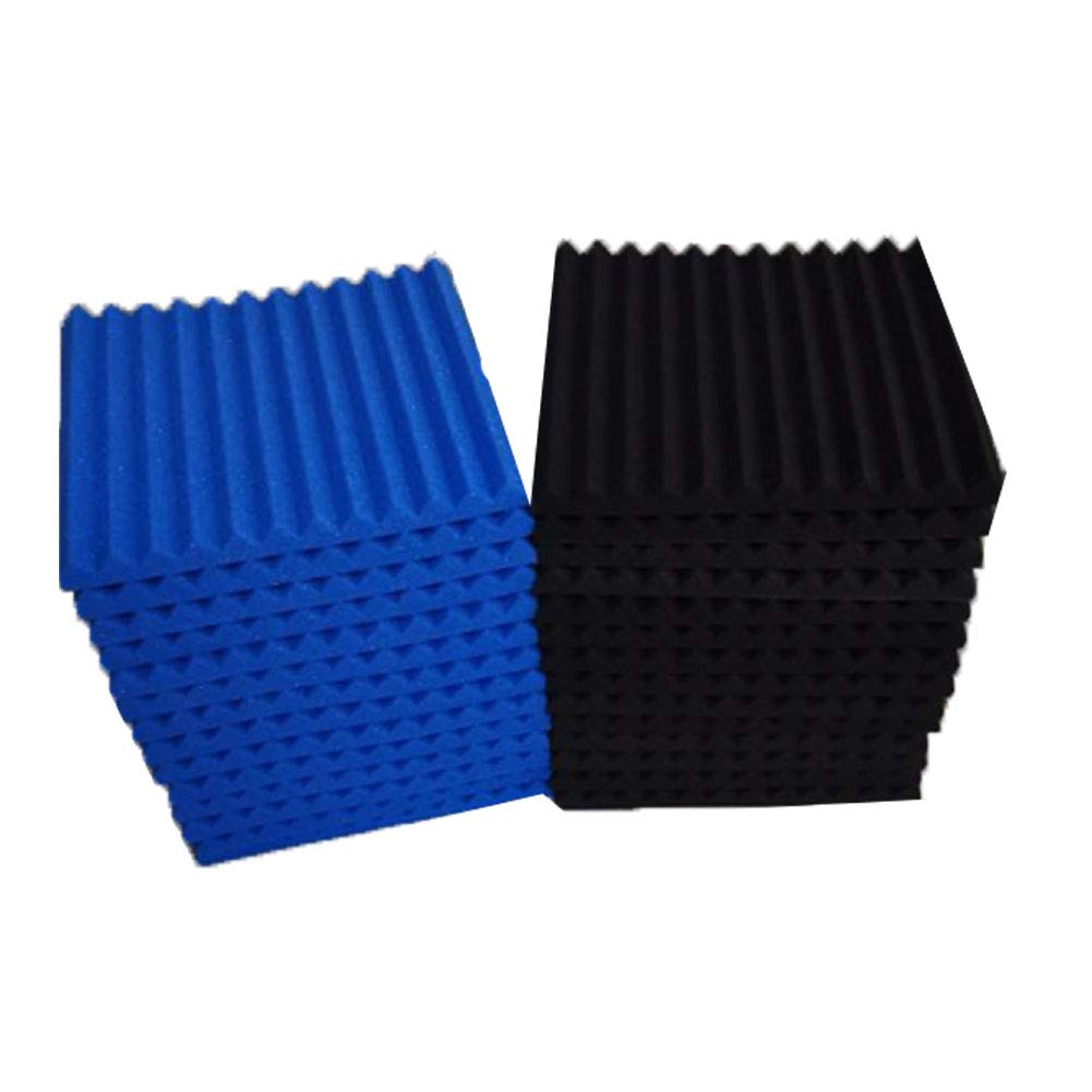 50 Pack Acoustic Panels Soundproof Studio Foam for Walls Sound Absorbing Panels Sound Insulation Panels Wedge for Home Studio Ce