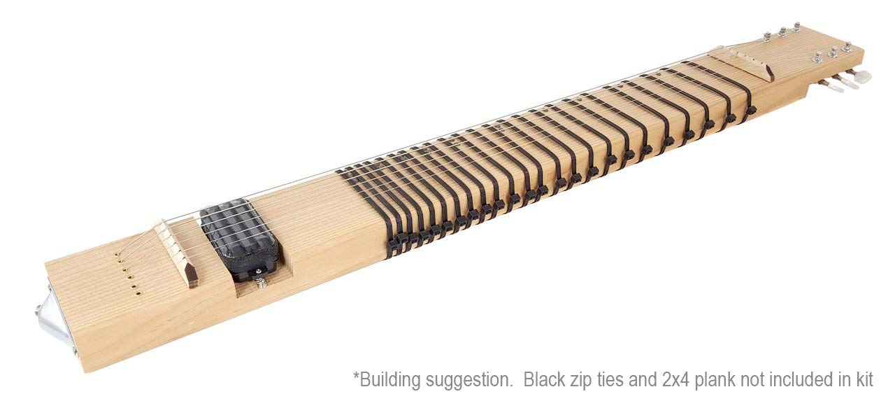 2x4 Lap Steel Guitar Kit - the DIY Slide Guitar - You supply the 2x4!