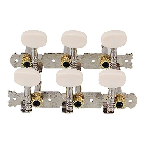 Ldexin 2Pcs Classical Guitar Tuners 3R3L Machine Head Tuning Pegs Keys For Acoustic Guitar