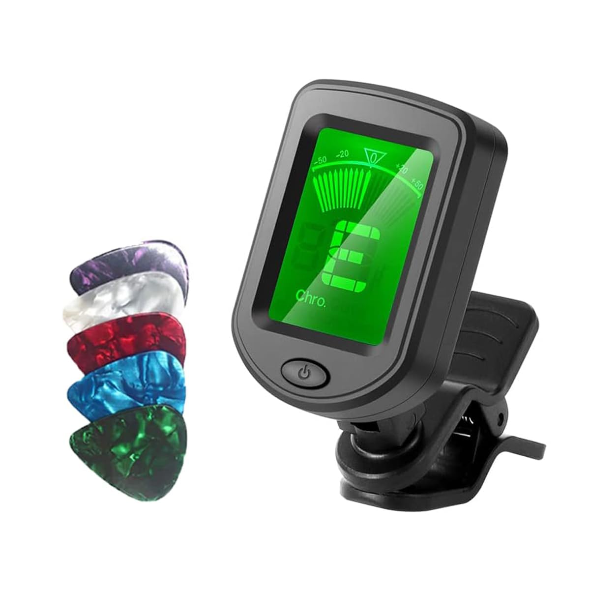 Device Of Urban Infotech 360 Degree Rotational Electronic Highly Accurate Clip-On Digital Tuner Easy To Use For Acoustic And Ele