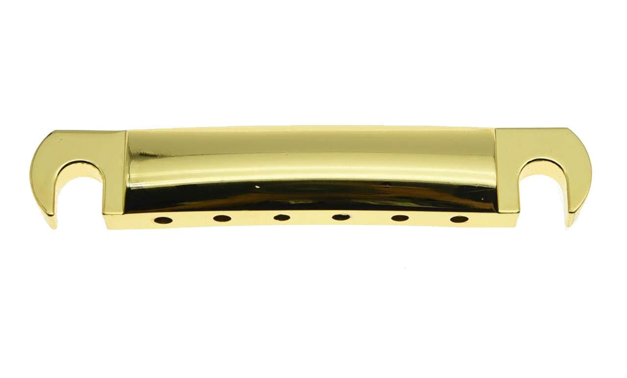 LP Guitar Tune-o-Matic Tailpiece Stop Bar for Les Paul SG Gold