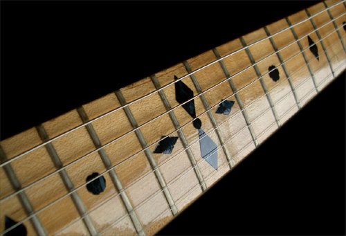 Jockomo Checker/Black Pearl Guitar Inlay Sticker