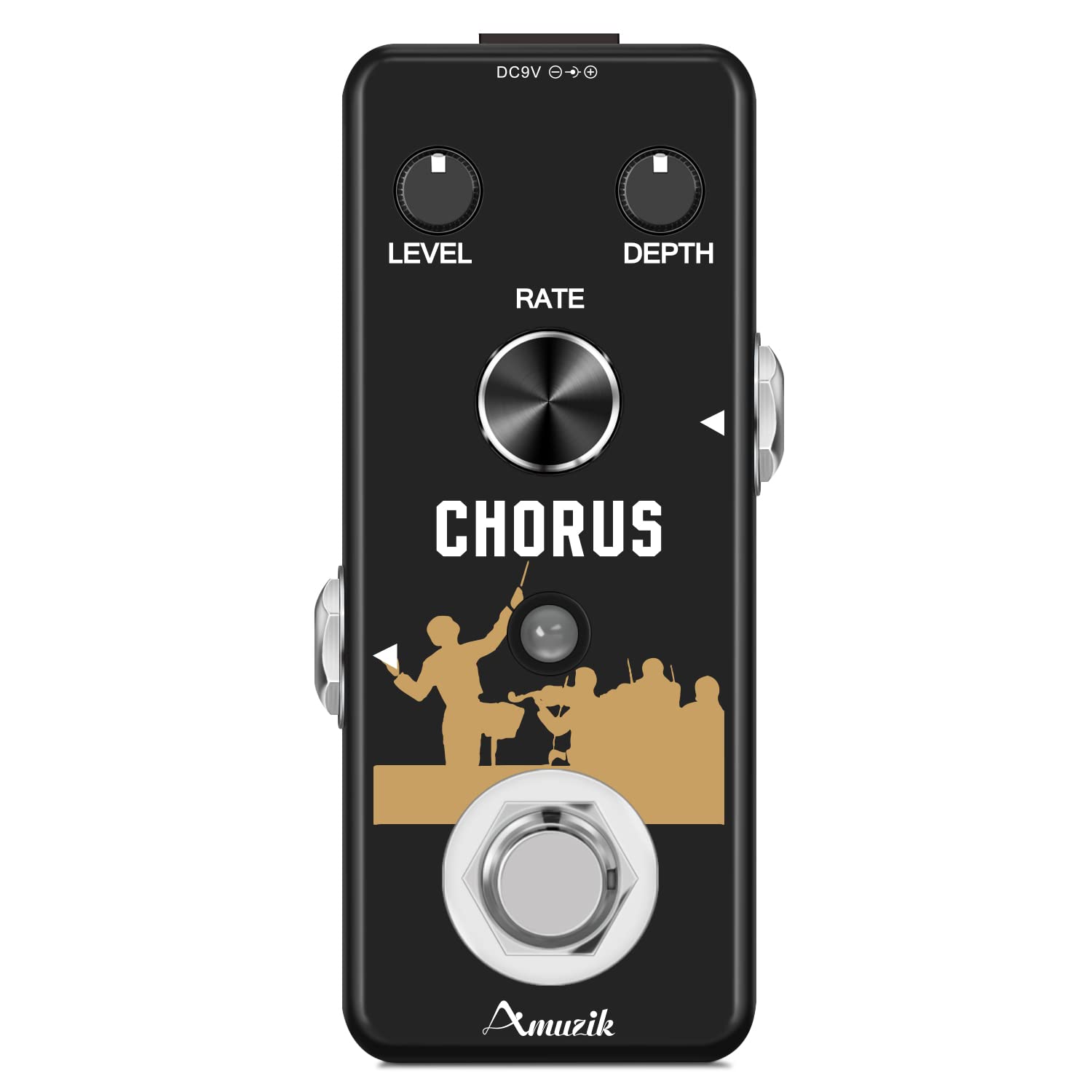 Amuzik Analog Chorus Effect Pedal Guitar Chorus For Electric Guitar With High Warm Classic Chorus Bbd Circuit Pedal Uses The Rar