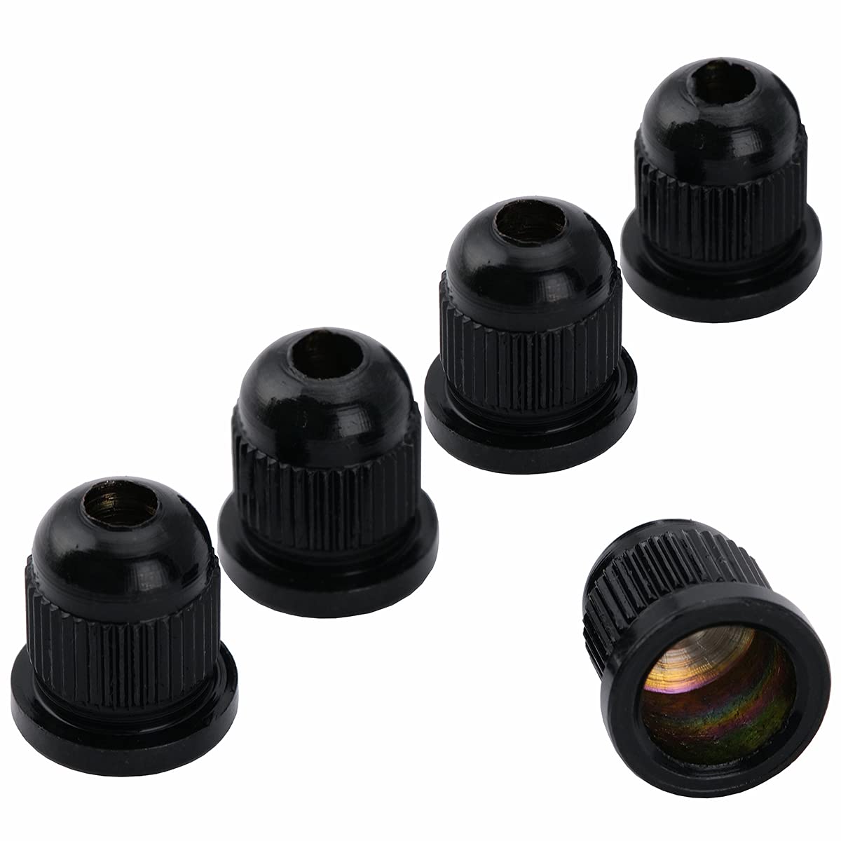 Musiclily Pro 13.2Mm Steel Bass String Ferrules String Through Body For 4/5 String Electric Bass, Black (Set Of 5)