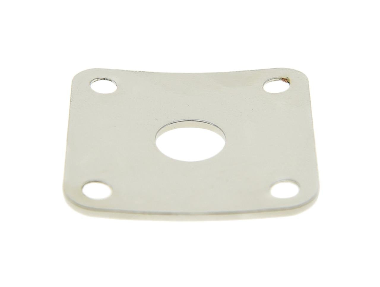 Dopro Nickel Metal Curved Base Bottom Jack Plate Square Jackplate for USA LP Les Paul
