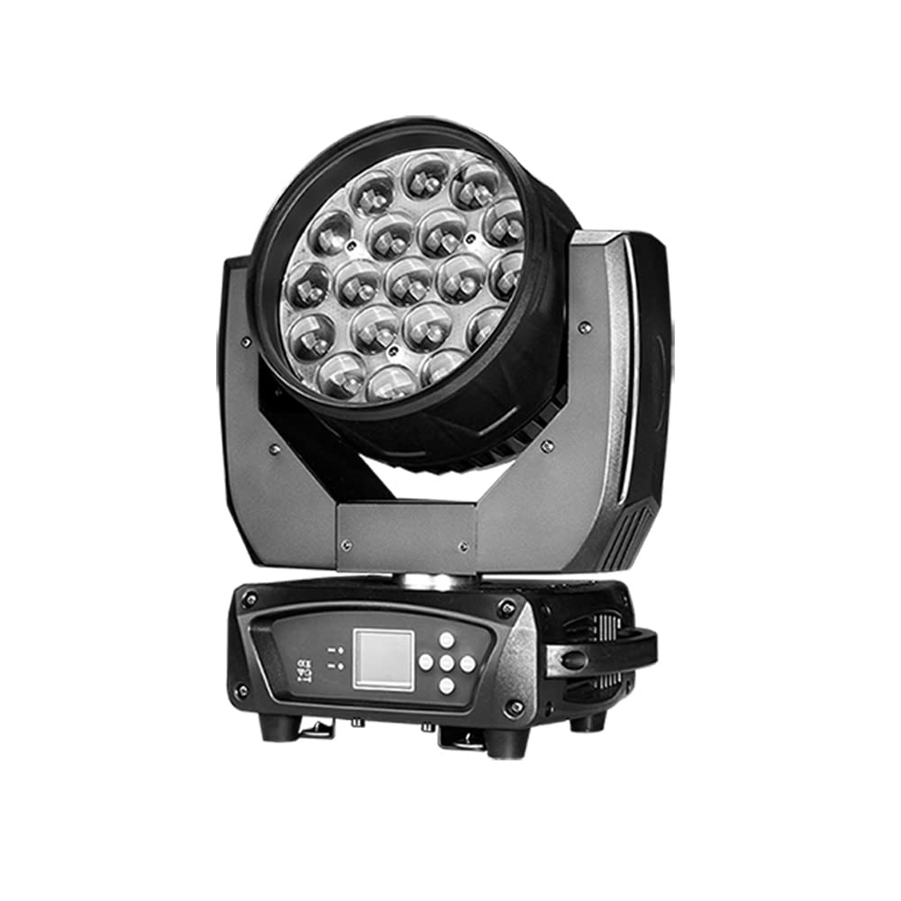 Boulder Pro 19X15W Zoom Wash Moving Head With Variable White Warm White Plus Cool White 2In1 Leds Ideal For Church, Theater, Stu