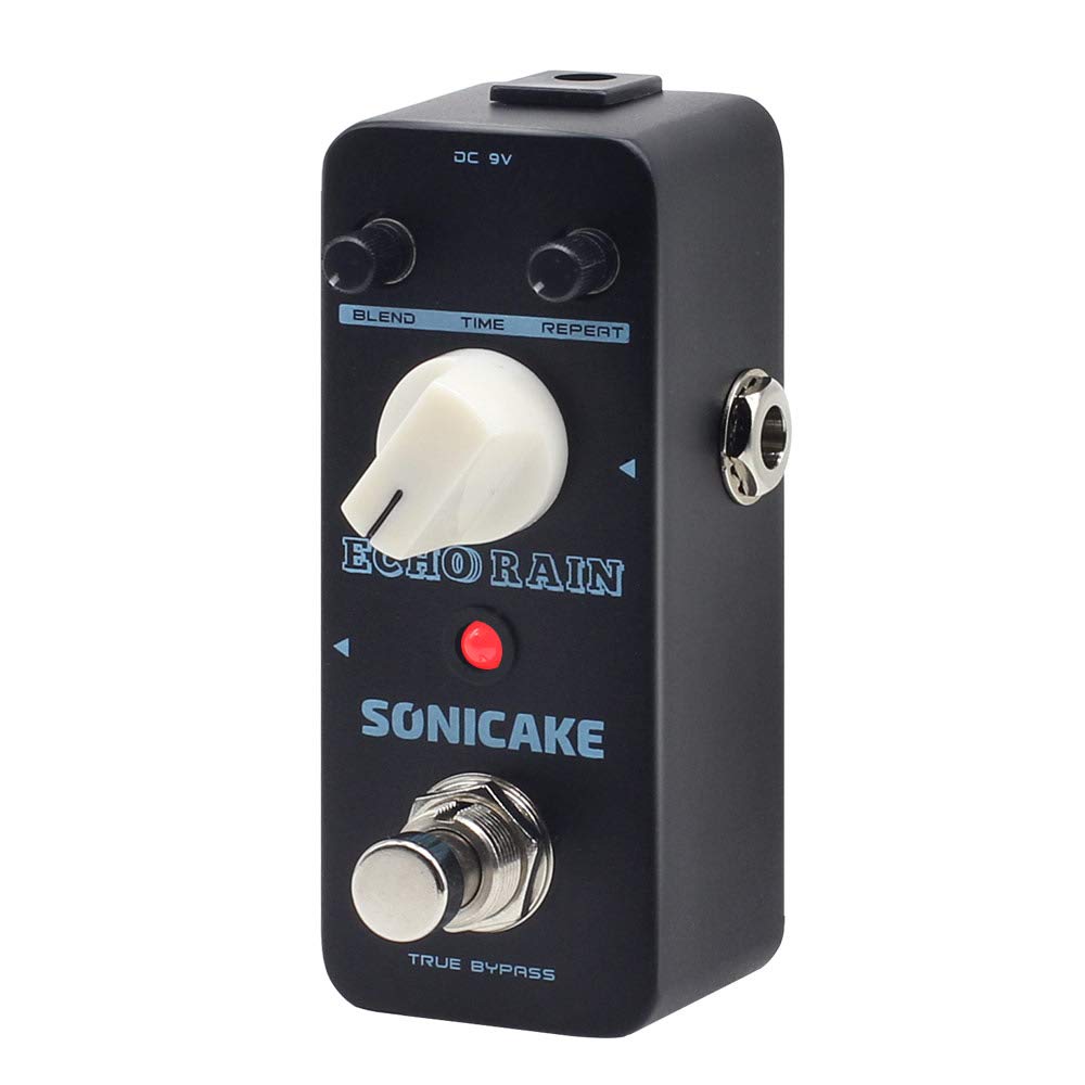 Sonicake Delay Pedal Analog-Style Delay Guitar Pedal Hybrid Digital Echo Rain Delay Guitar Effects Pedal True Bypass