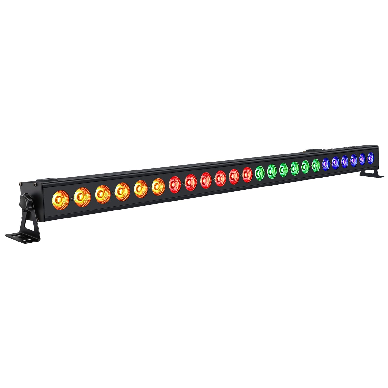Led Stage Wash Light Bar - 40Inch 24Led 96W Rgba Dmx Light Bar Dj Wall Washer Sound Activated Bright Colored Uplight For Indoor