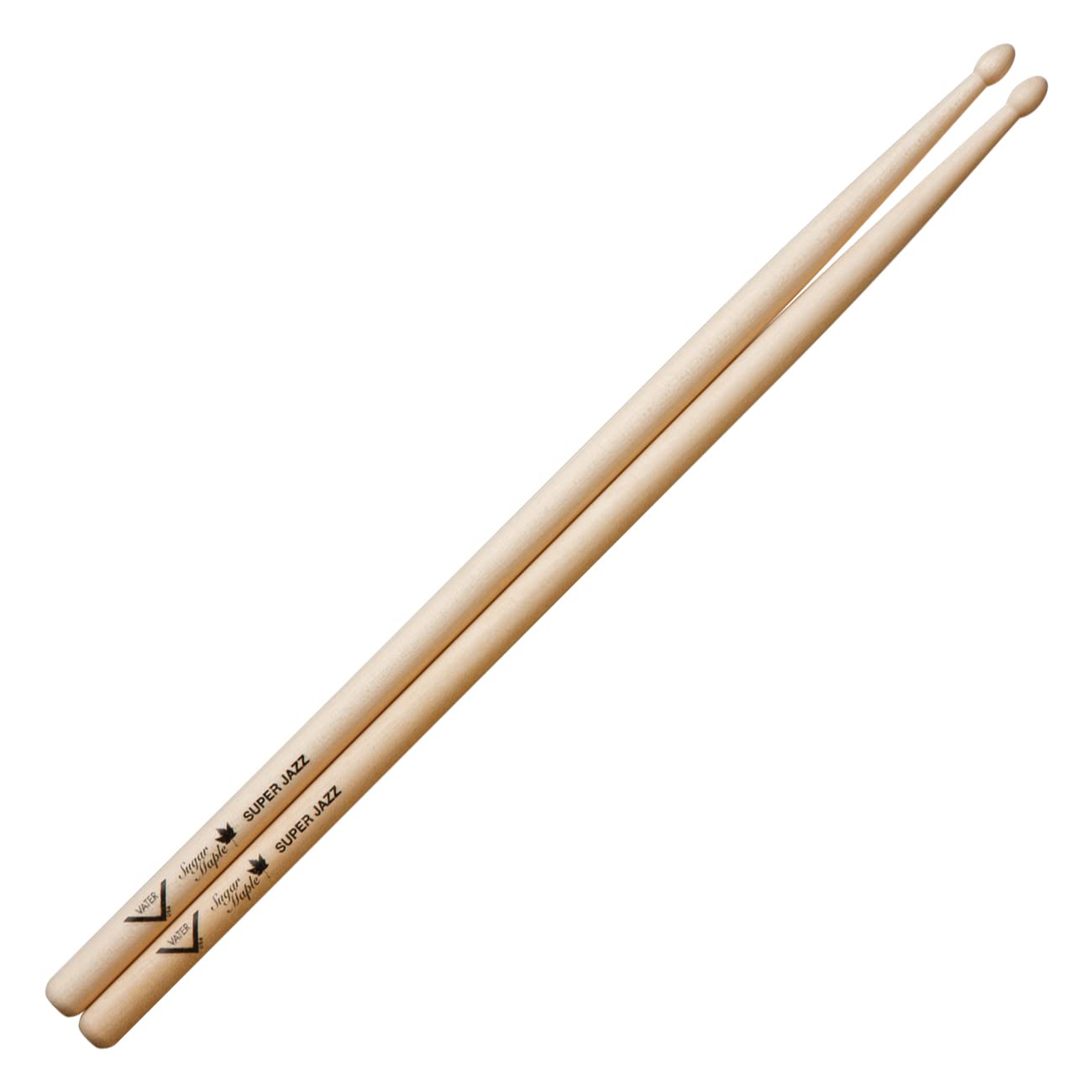 Vater Wood Tip Sugar Maple Super Jazz Drum Sticks, Pair