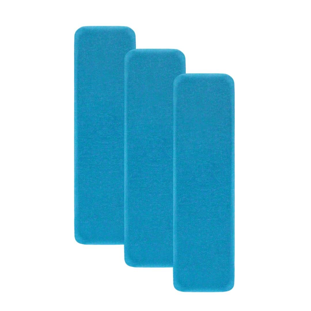 Timber Acoustics Soundproofing Wooden Foam Panels, Acoustic Room Treatment (Set Of 3) (1 X 3 X 1.5) (Blue)