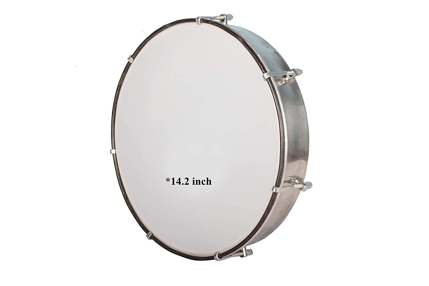 Sm Sai Musical Instruments Duff (S.S), 14.2 Inch, Silver