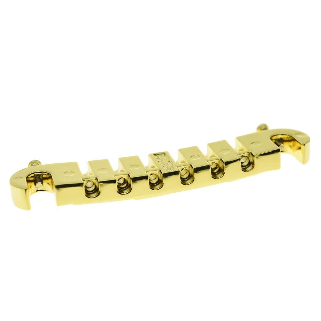 Electric Guitar Wrap Around Bridge Tailpiece for Les Paul LP Junior Gold