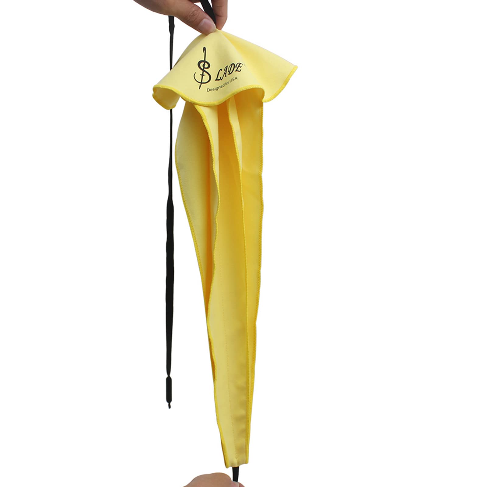Lerodite Saxophone Cleaning Cloth Cleaning Care Tool for Flute Sax Inside Tube (Yellow)