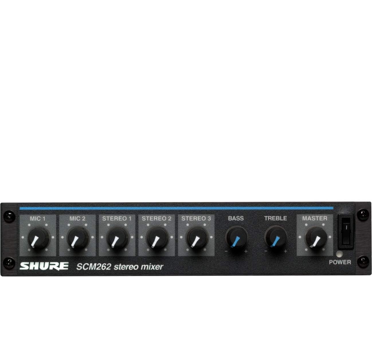 Shure Scm262 Stereo Microphone Mixer With 12V Phantom Power, Perfect For Restaurants, Aerobics/Health Clubs, Corporate Training