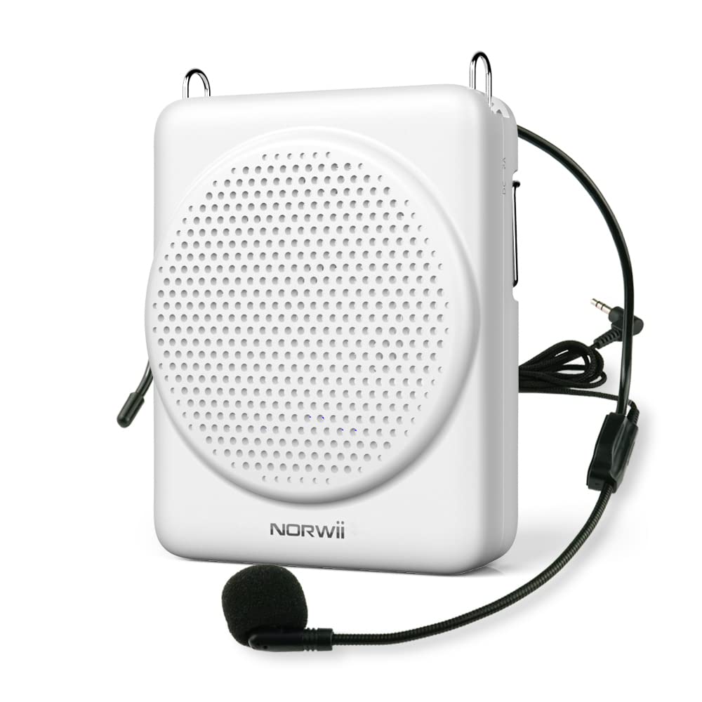 Norwii Mini Voice Amplifier Microphone Headset, 3 Hours Quick Charging and up to 22 Hours Play, Personal Voice Amplifier Portabl