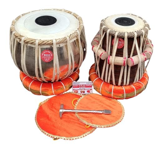 Baba Surjan Singh & Sons - Bsss Steel Tabla Jodi Set With All Accessories
