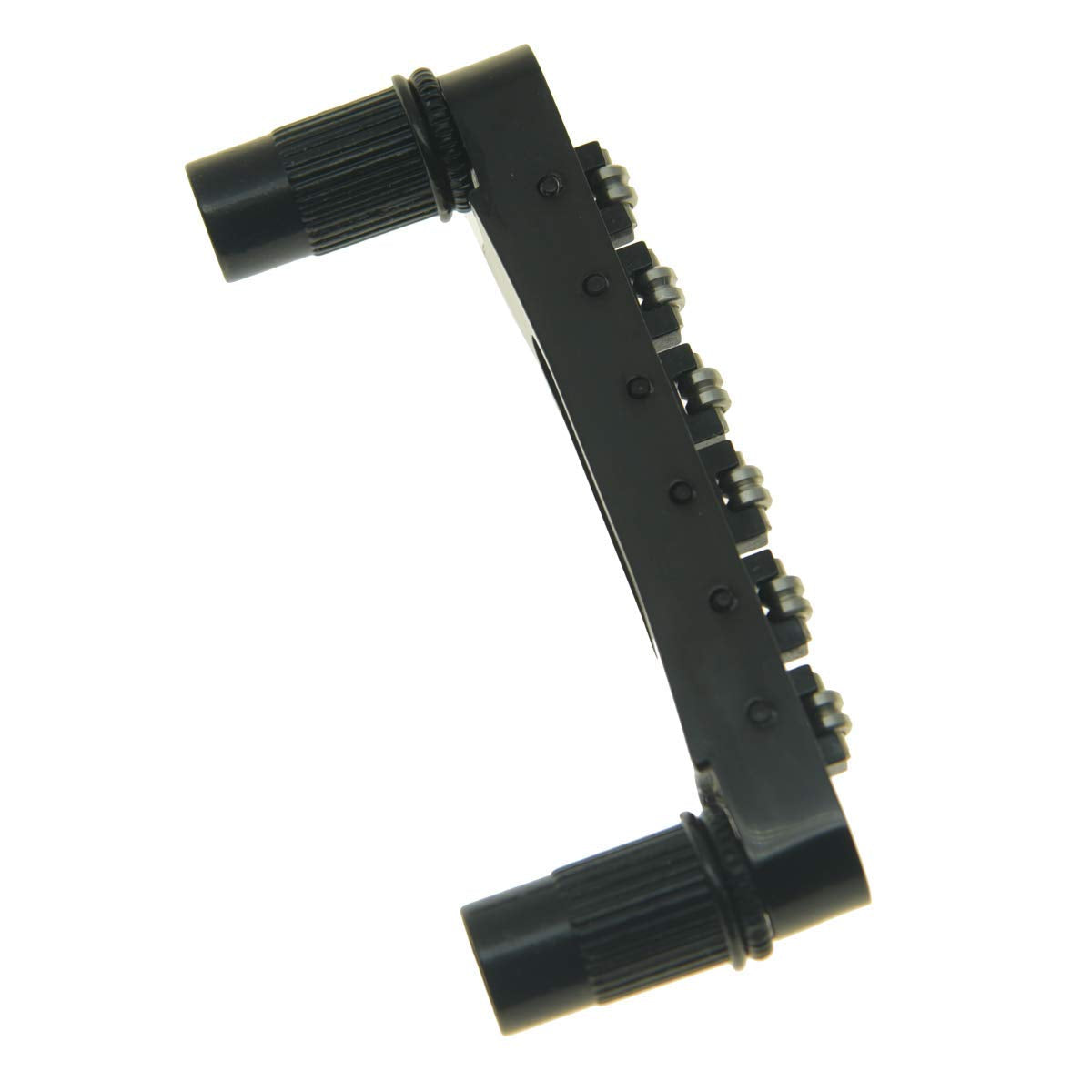 Dopro Guitar Roller Saddle Bridge Tune-O-Matic Bridge For Epiphone Les Paul,SG,Dot,Bigsby Guitar with M8 Threaded Posts Black