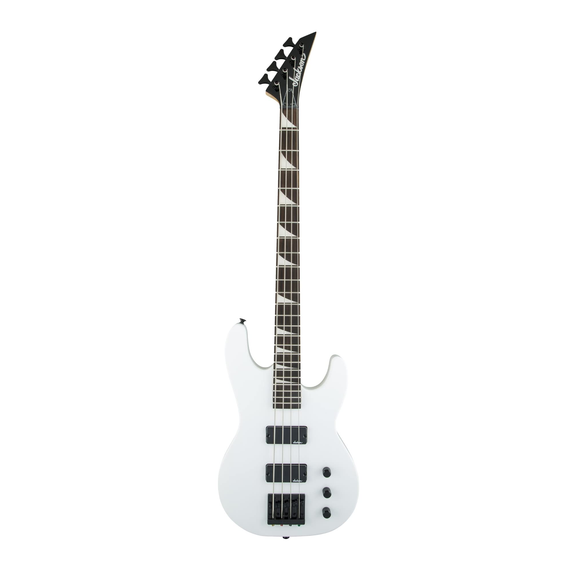 Jackson Js Series Concert Bass Js2 Electric Bass Guitar, Amaranth Fingerboard, Snow White