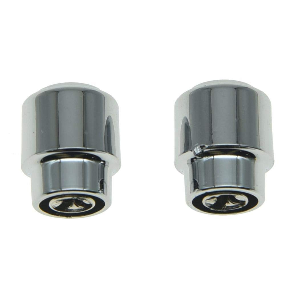 Dopro 2pcs Plastic Guitar Barrel Switch Tip 3 Way Pickup Selector Switch Knob for U.S./Import Tele Telecaster Chrome