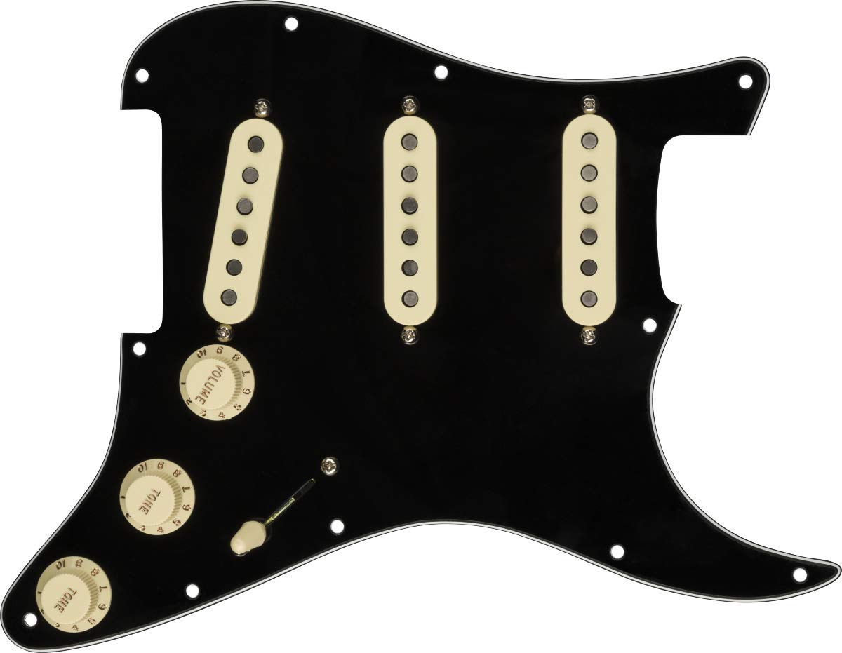 Fender   Custom 69 Prewired Stratocaster Pickguard - 3-Ply Black