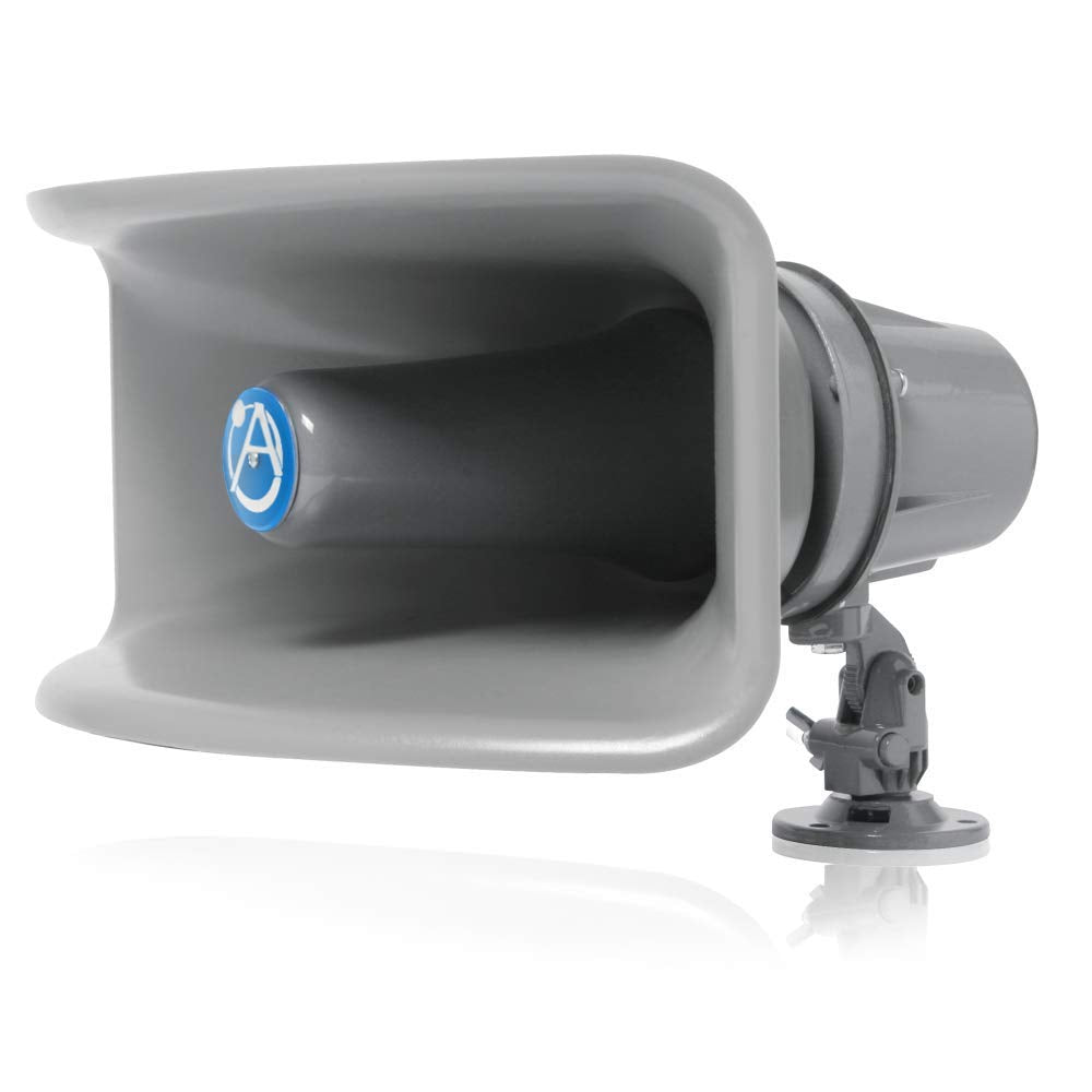 AtlasIED Wide Angle Horn Speaker with 30-Watt 25V/70V/100V Transformer