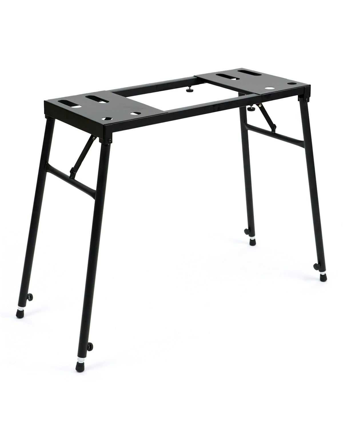 Hamilton KB460K Adjustable Electronic Keyboard Stand - Folding, Heavy-Duty Steel Frame, Height & Width Adjustable, Fits 61-88 Ke