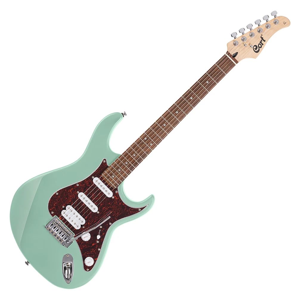 Cort G115Se Sfg Electric Guitar  Double Cutaway Body, H-S-S Pickup Setup, Beveled Heel & Satin Neck Finish