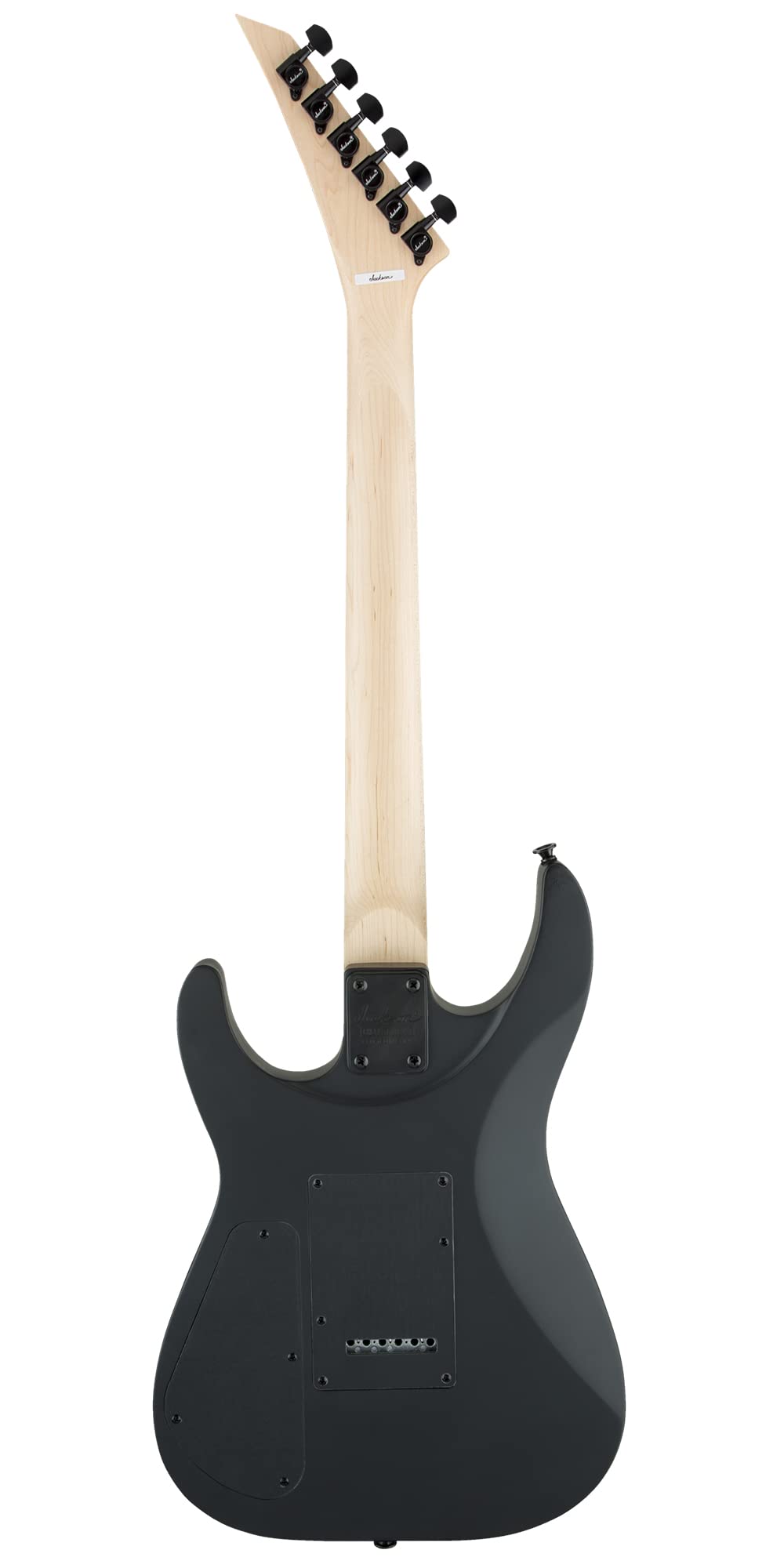 Jackson Dinky Arch Top JS22 DKA Electric Guitar - Satin Black Bundle with Cable, Tuner, Strap, Picks, and Austin Bazaar Instruct