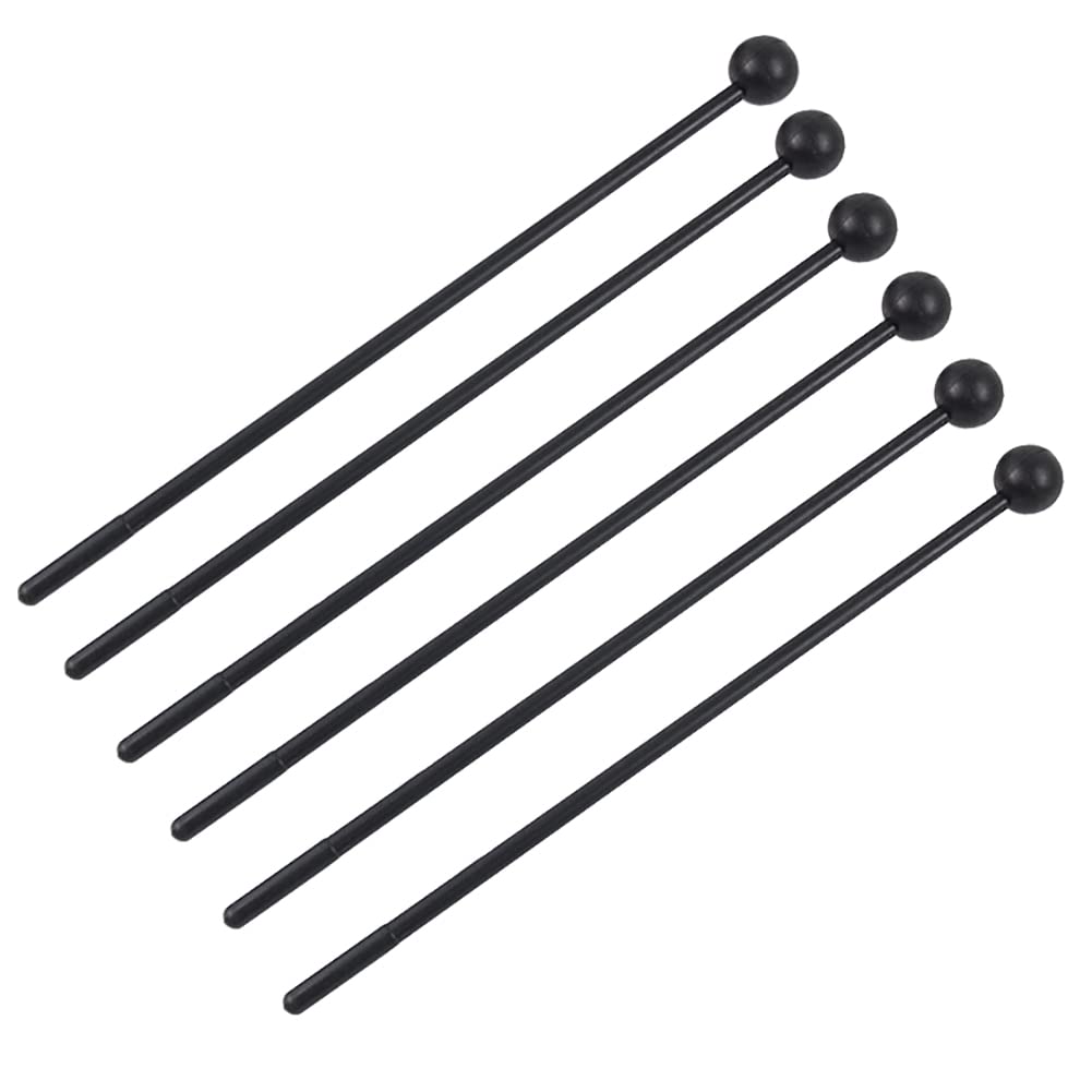 Uuyyeo 10 Pcs 28Cm Plastic Bell Mallets Percussion Sticks Hammer Drumsticks Drum Sticks Mallets For Drum Chime Xylophone
