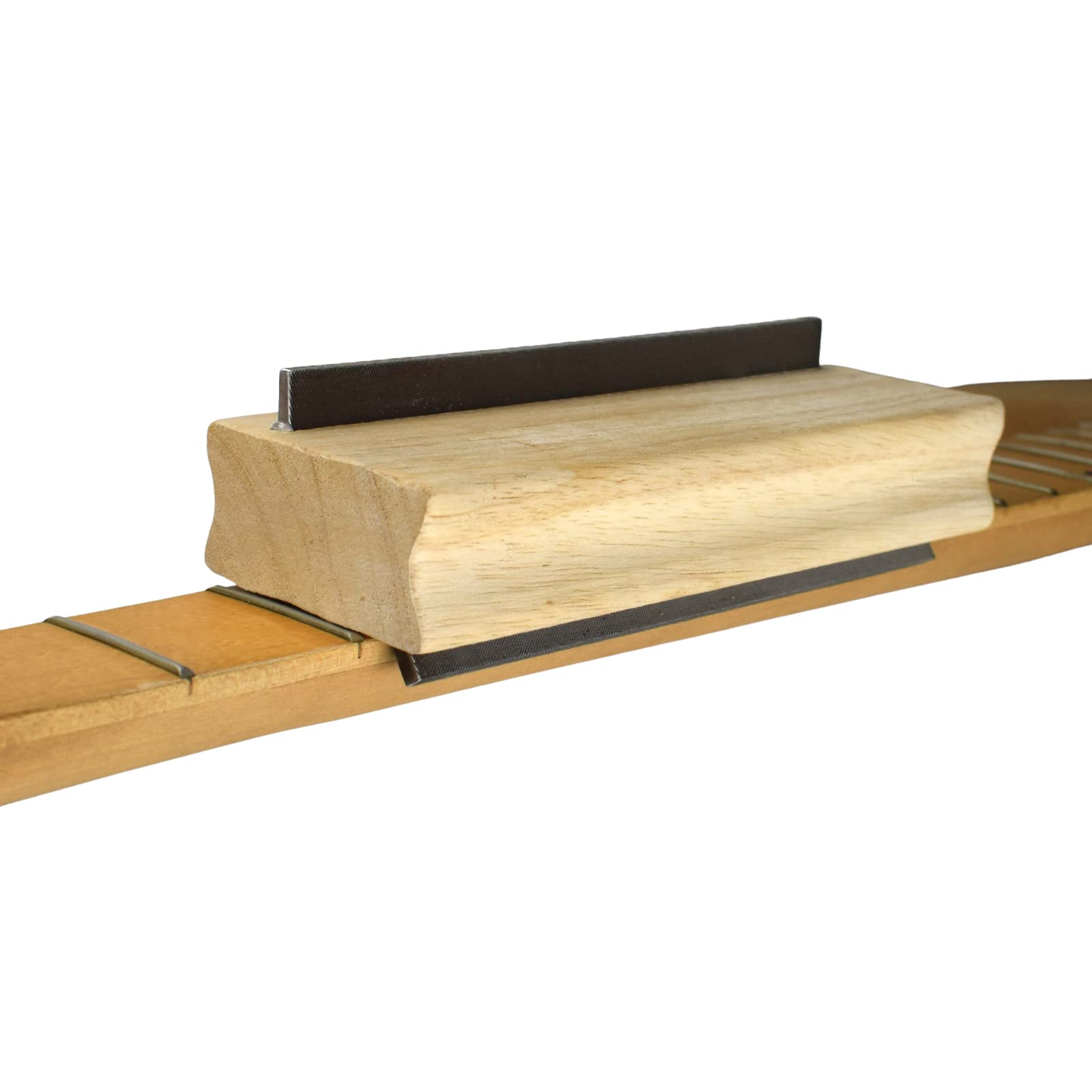 iluiz Guitar Fret End Dressing File With 35/90 Degree and 600 1000 Grit Sandpaper Professional Fret End Bressing Fret Beveling F