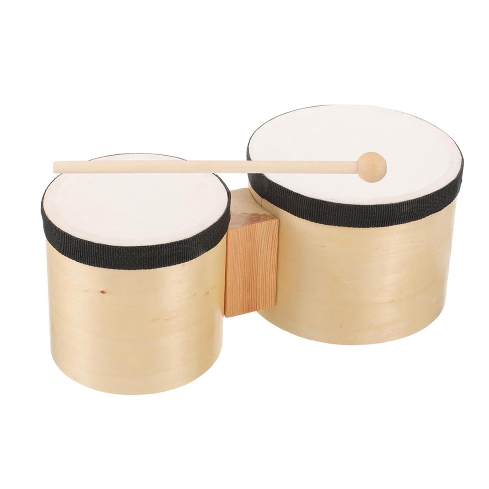 Zoomella Festival Bongo Drum With Stick Compact Adults Bongos For Early Education 2-4|Bongos|Musical Instruments & Gear