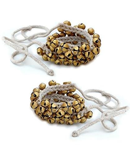 Saimusical Ghungroo For Classical Dance (25+25) Brass Bells Kathak Ghungroo