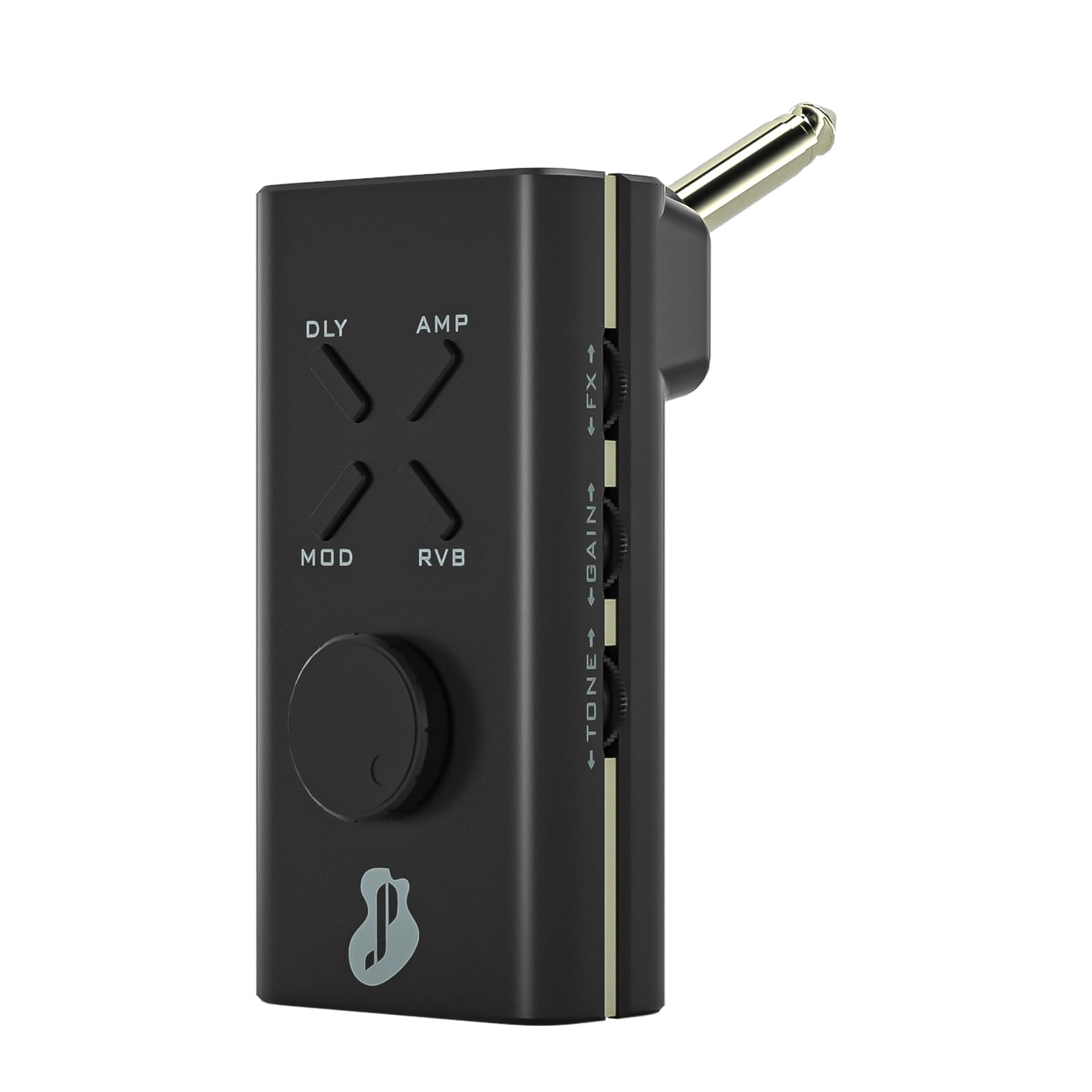 Justpro Guitar Headphone Amp, Mini Guitar Headphone Amplifier Usb Rechargable Portable Pocket Guitar Amplifier With 24 Guitar Ef
