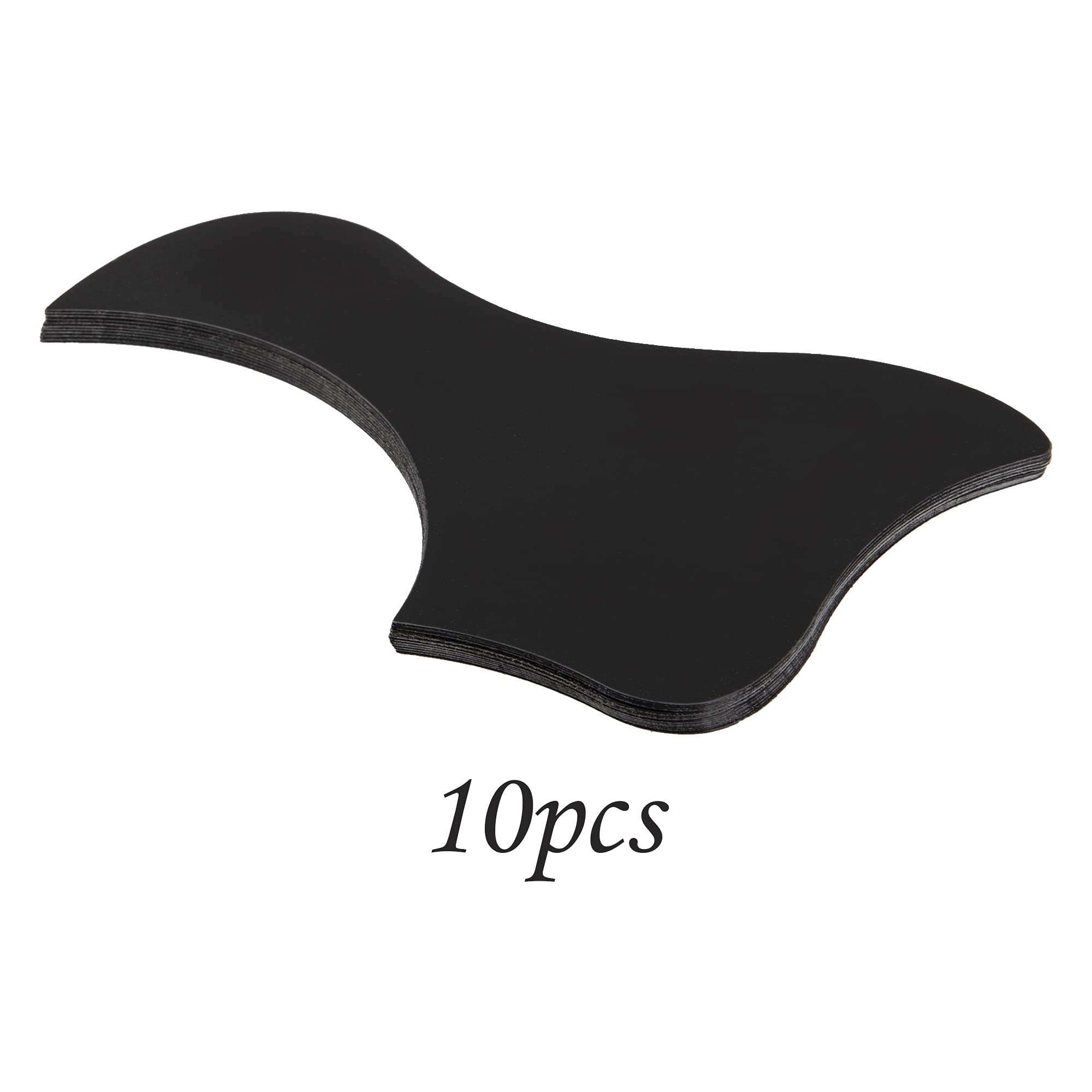 20Pcs Yootones Acoustic Guitar Pickguard Hummingbird-Shaped & Water-Shaped Compatible with Acoustic Guitar (Black)
