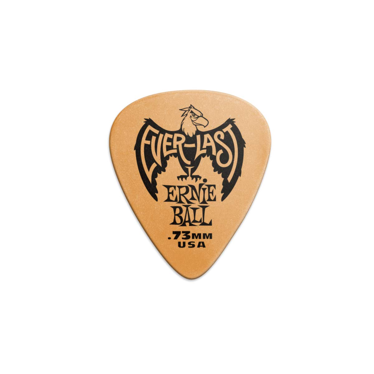 Ernie Ball Everlast Guitar Picks, Orange 73Mm, 12-Pack (P09190)
