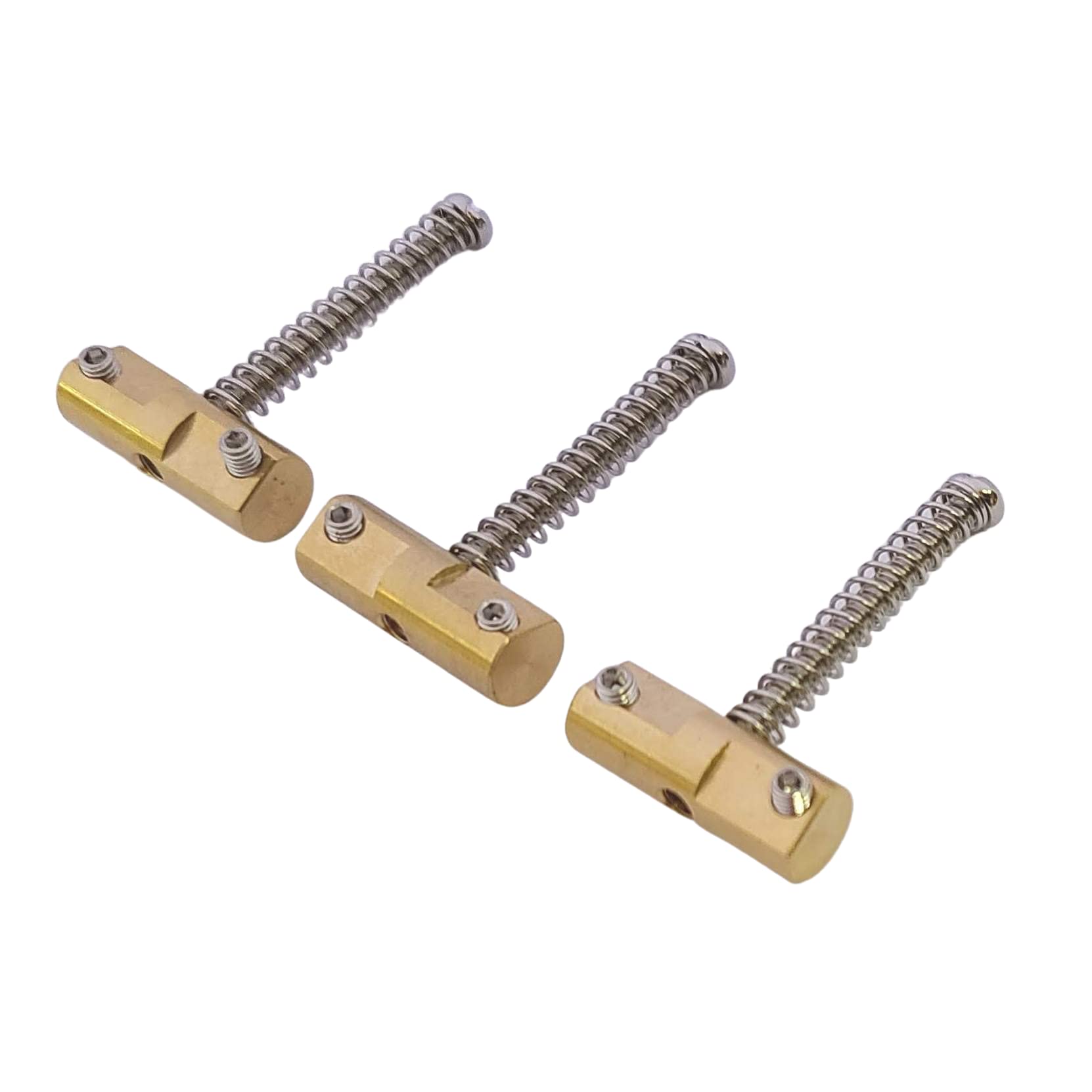 Wilkinson Compensated Brass Saddles Set Of 3 For Telecaster Tele Guitar