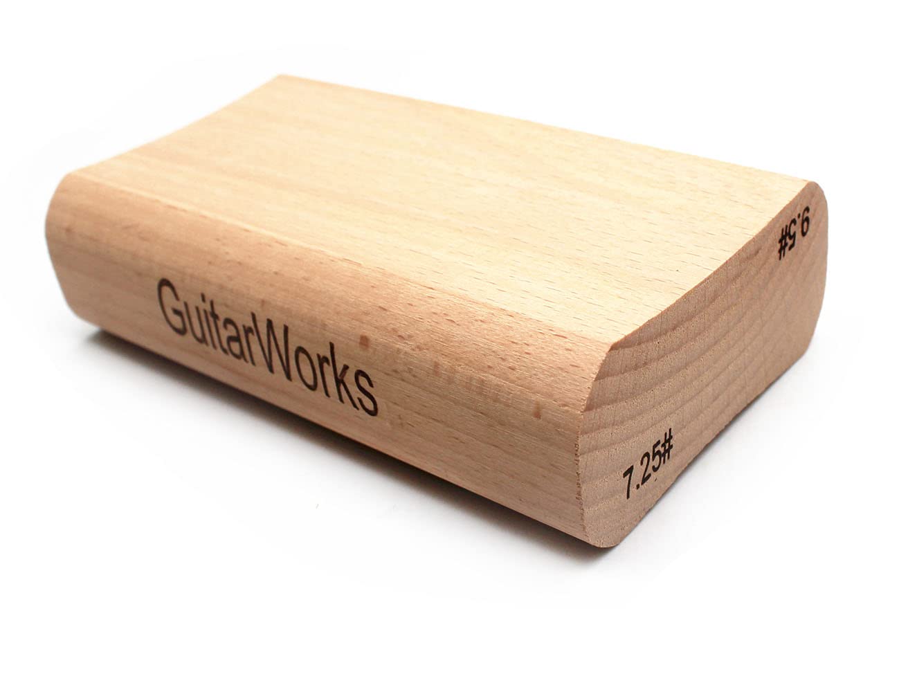 Tuoren 2-Way Fingerboard Radius Sanding Blocks For Guitar Bass Fret Leveling Luthier Tools (7.25''/ 9.5'' Radius)