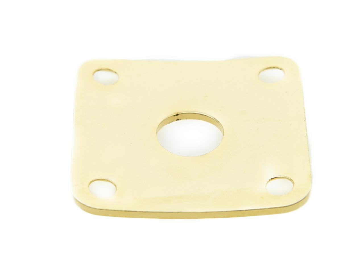 Dopro Gold Metal Curved Base Bottom Jack Plate Square Jackplate for USA LP Les Paul