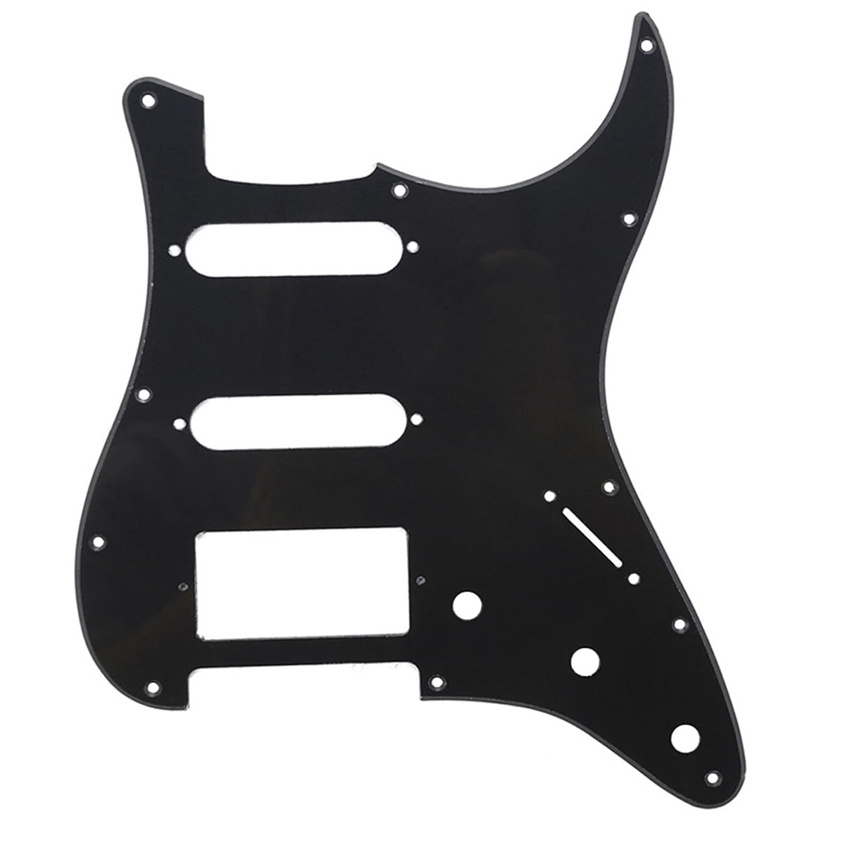 Musiclily HSS 11 Hole Strat Electric Guitar Pickguard for Fender USA/Mexican Made Standard Stratocaster Modern Style Guitar Part