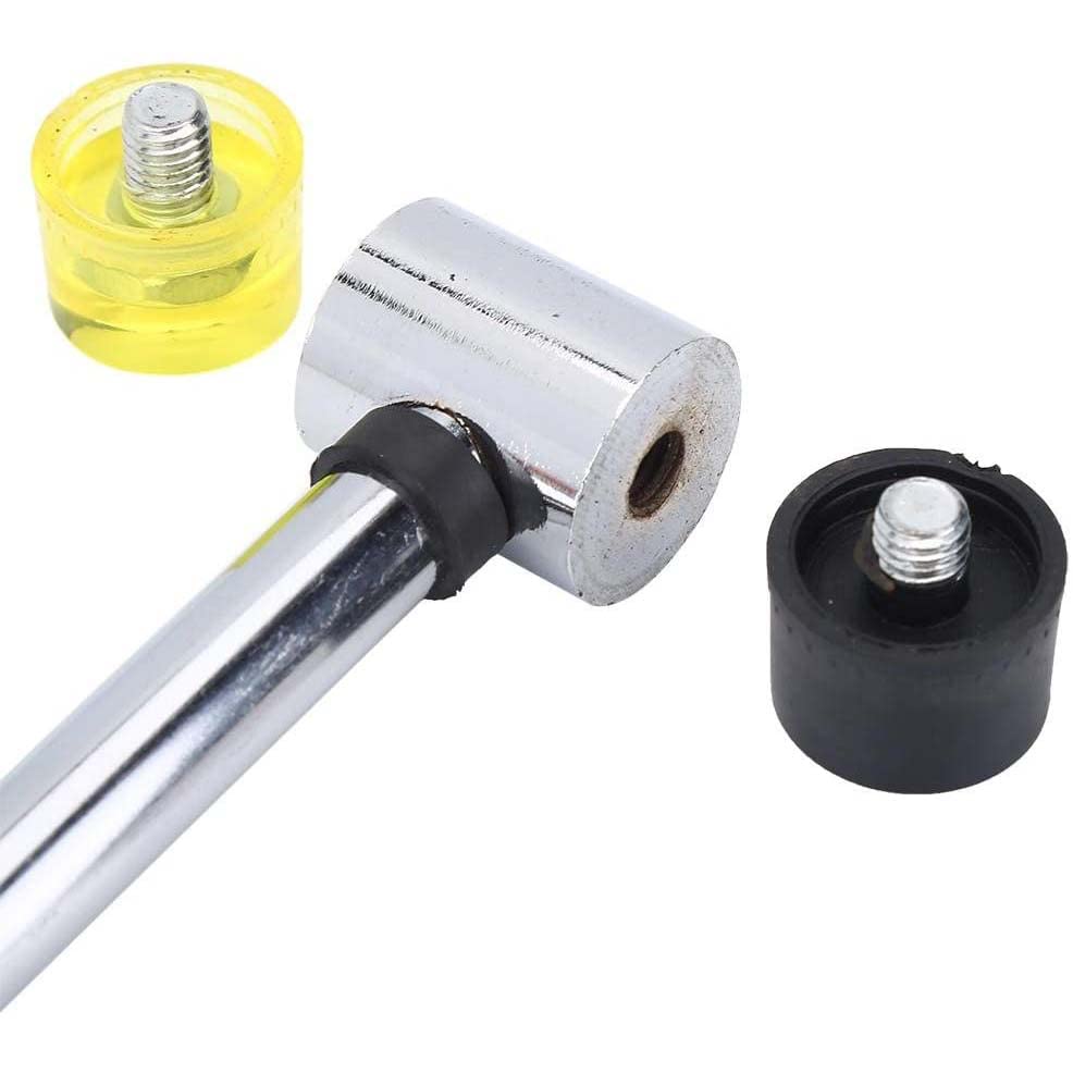 Guitar Luthiers Hammer Double Headed Tool Rubber Mallet Fret Fretboard Fretwork for Bass Guitar Ukulele Mandolin Banjo all Strin