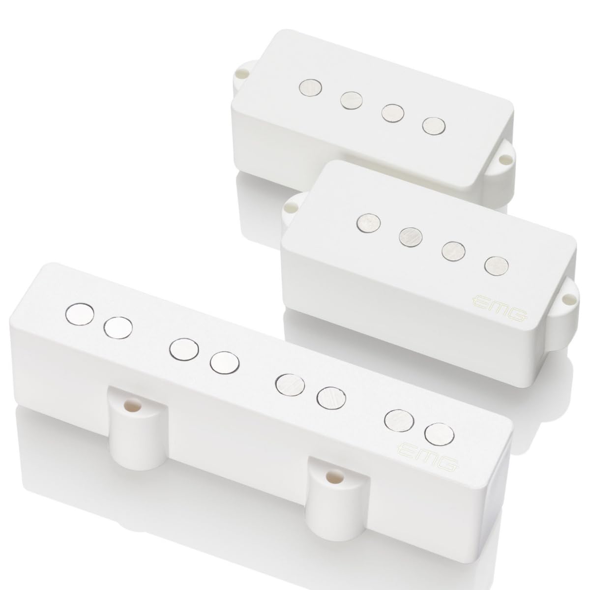 EMG GZR-PJHZ Geezer Butler PJ Bass Pickup Set, White