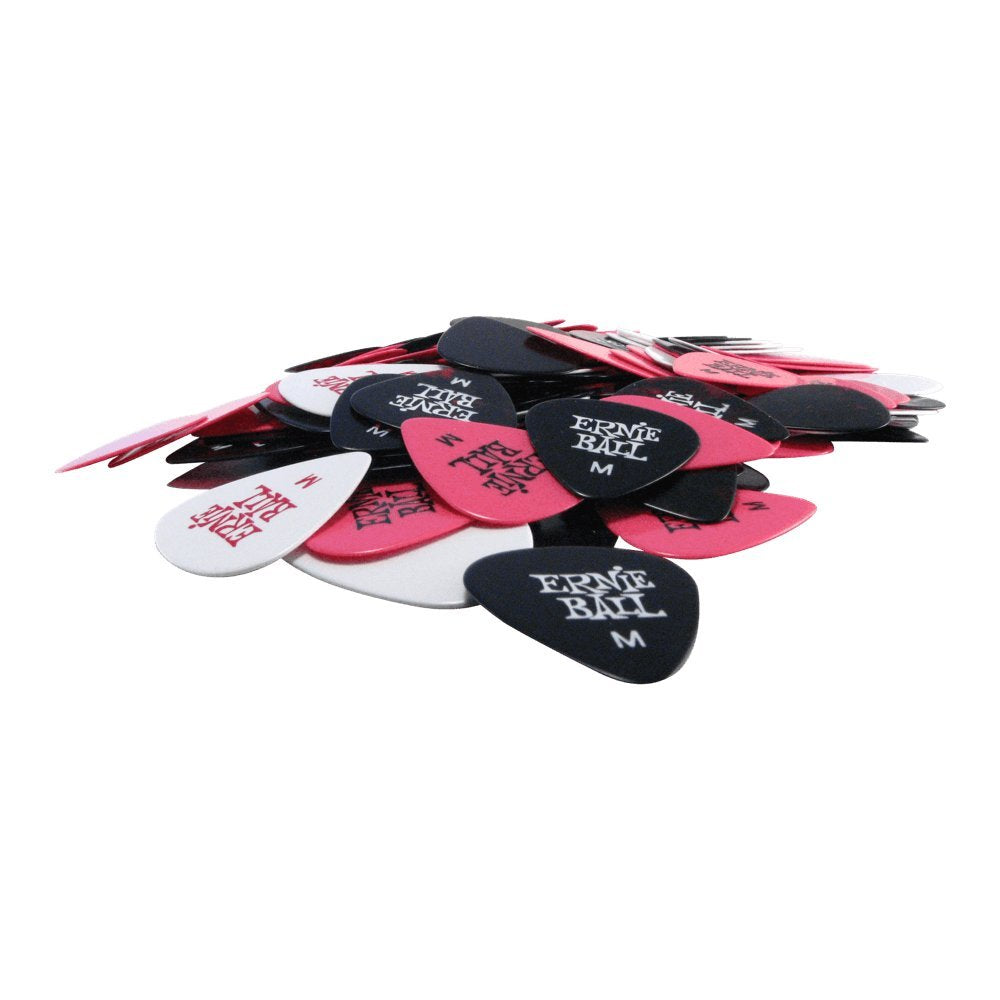 Ernie Ball Guitar Picks, Medium, Assorted Colors, 144-Pack (P09118)