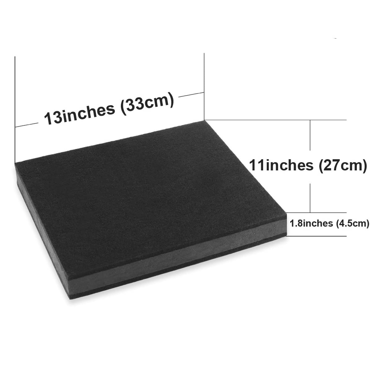 for 5 ' '- 8 ' ' Studio Monitor Speaker Noise Isolation Pads 3-Layer Acoustic Stand Riser Foam Subwoofer Isolation Pad Audio Vib