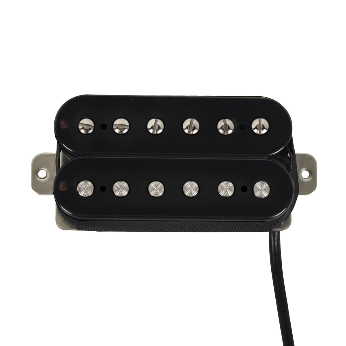 FLEOR Electric Guitar Pickup Double Coil Humbucker Pickups 50mm Ceramic Neck Pickup-Black