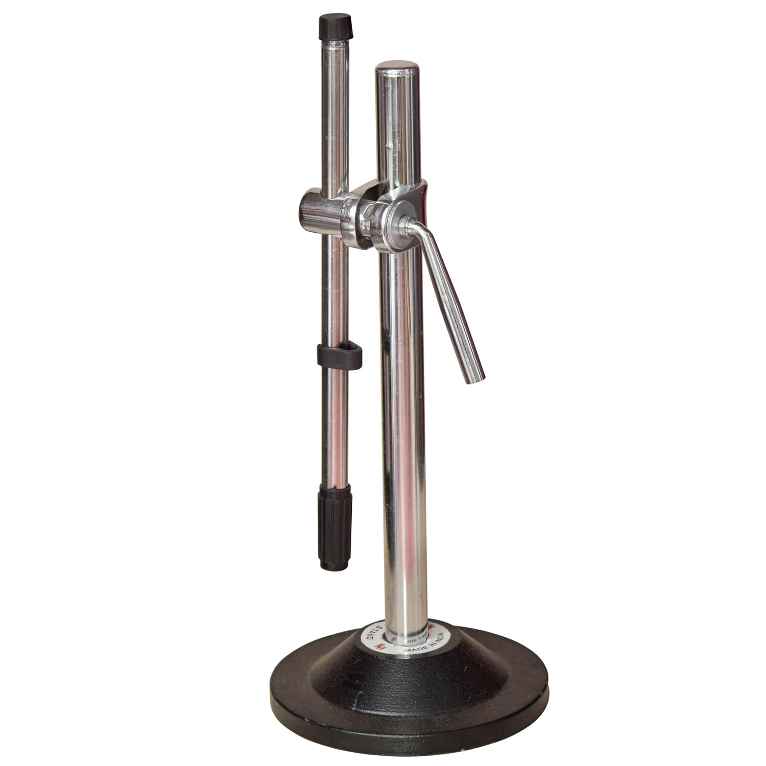 KH Microphone Deluxe Stand Table/Floor DGT PA Instrument 15 Inch Iron Base Universal Mic Stand for Harmonium, Tabla - Ideal for 