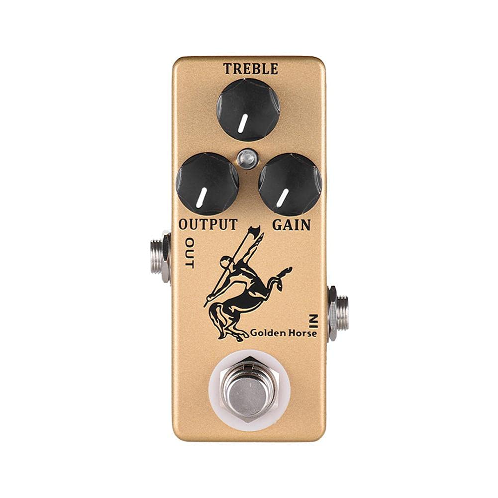 MOSKY Golden Horse Overdrive Effect Pedal Boost Guitar Effect Pedal with True Bypass for Electric Guitar