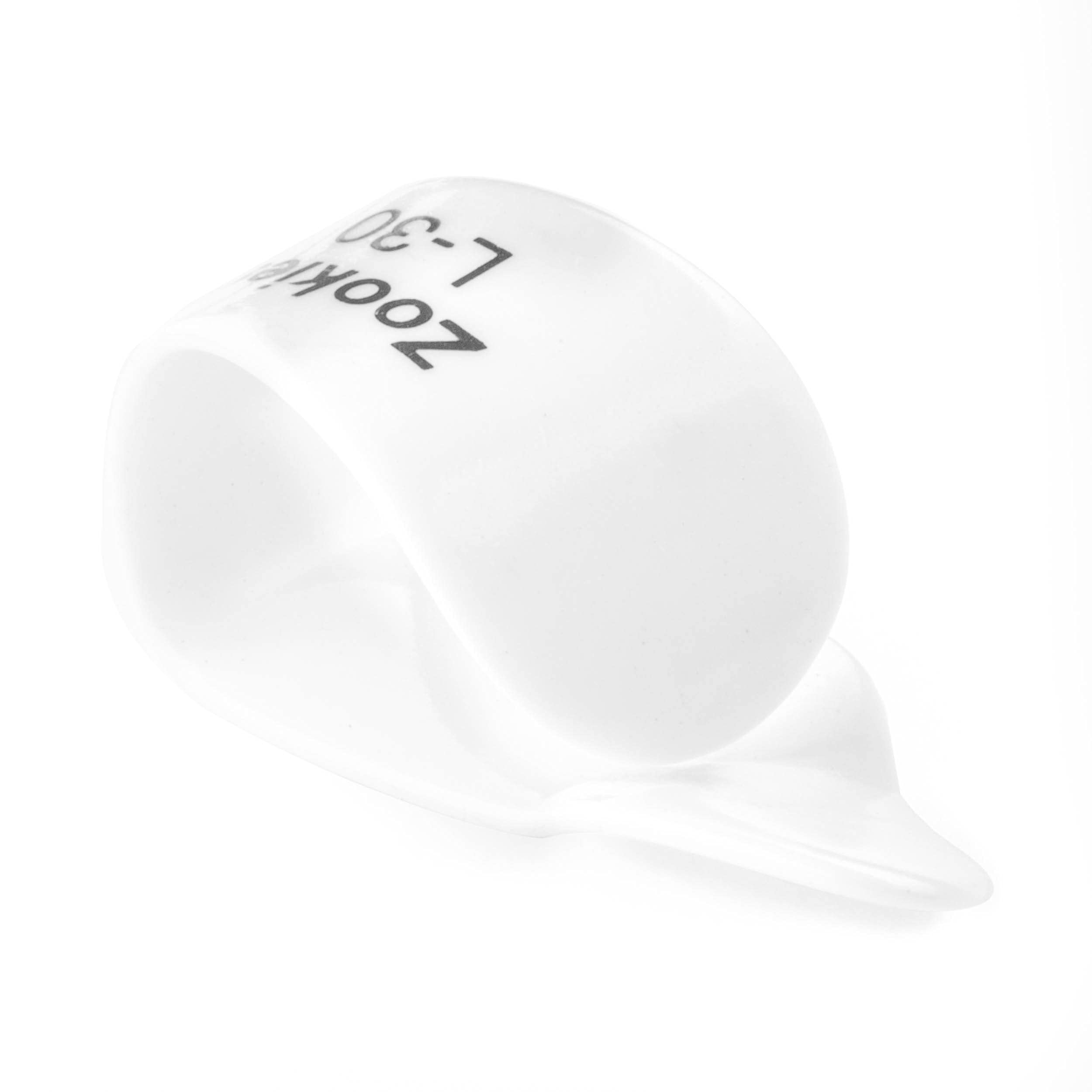 Jim Dunlop Z9003L30 Zookies Thumbpicks, White, Large 30, 12/Bag