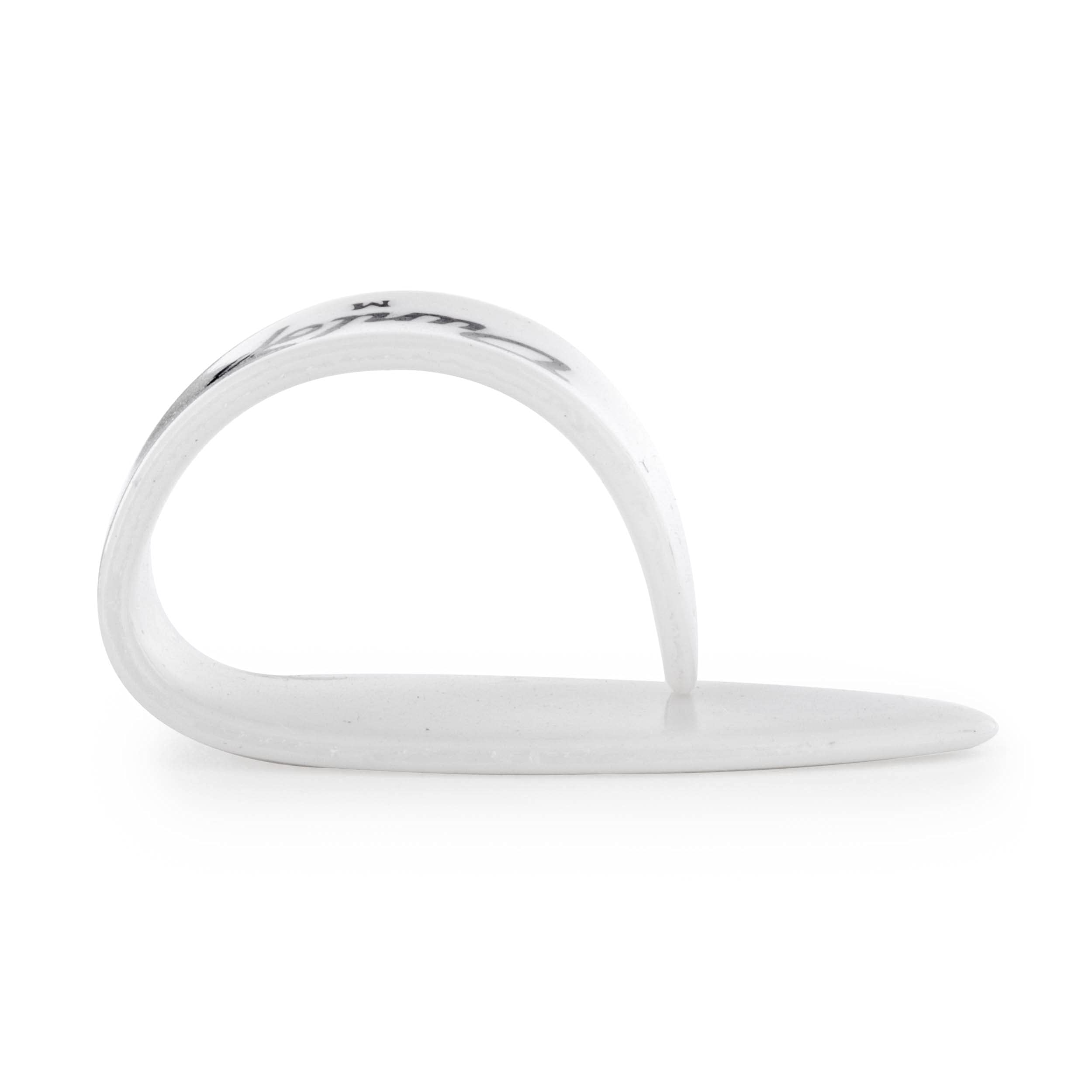 JIM DUNLOP 9002P White Plastic Thumbpicks, Medium, 4/Player's Pack