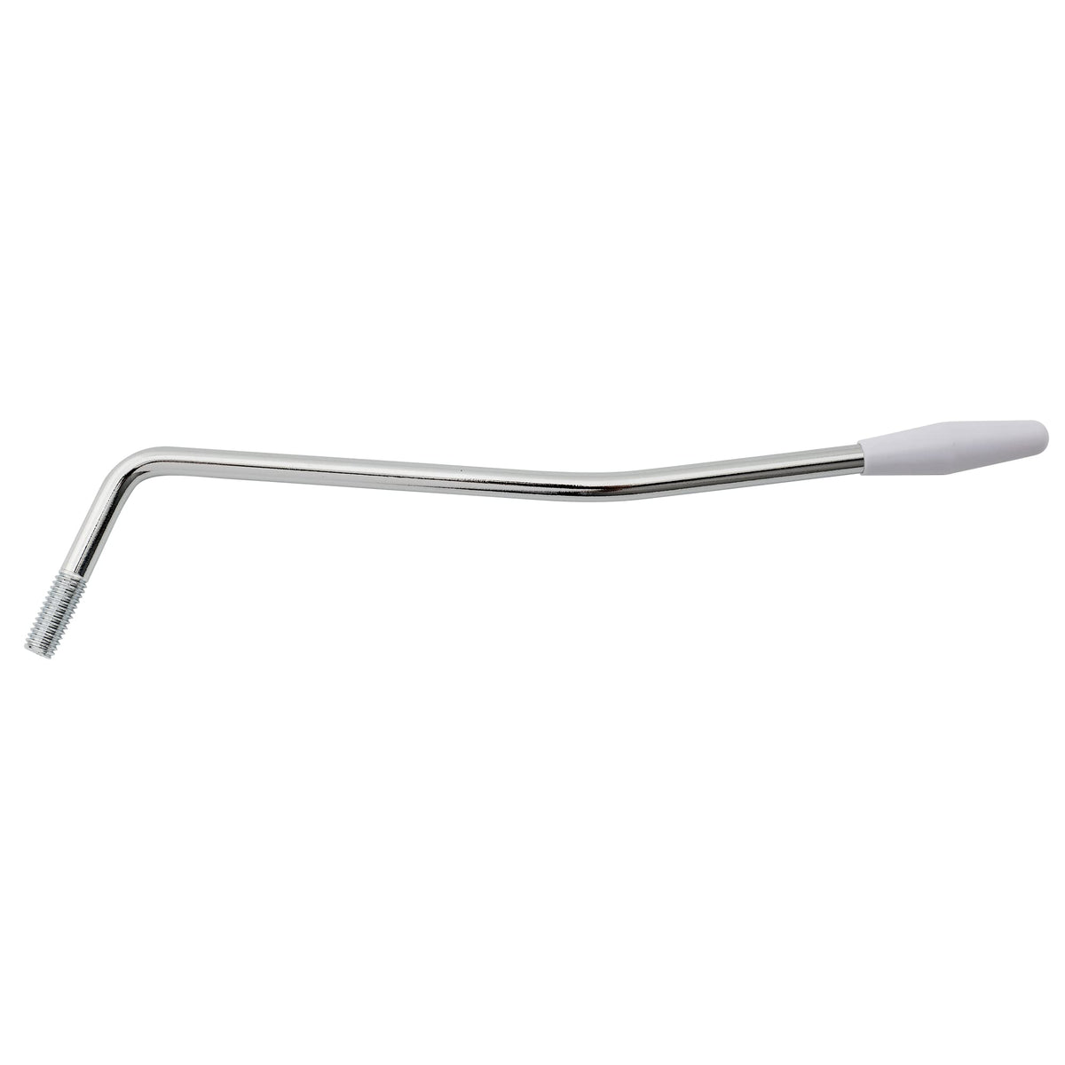 Musiclily 6Mm Thread Tremolo Arm Whammy Bar Vibrato Arm For Fender Strat Squier Style Electric Guitar, Chrome With White Tip