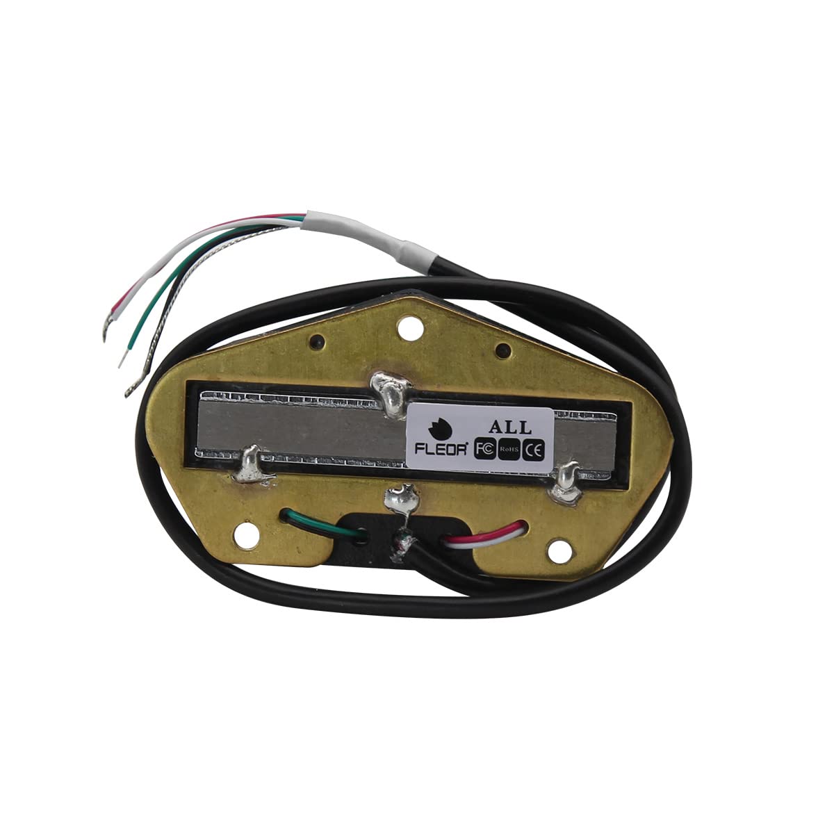 FLEOR Alnico 5 Tele Pickup Hot Rail Humbucker Bridge Pickup 6-7K Fit Fender Tele Guitar Part